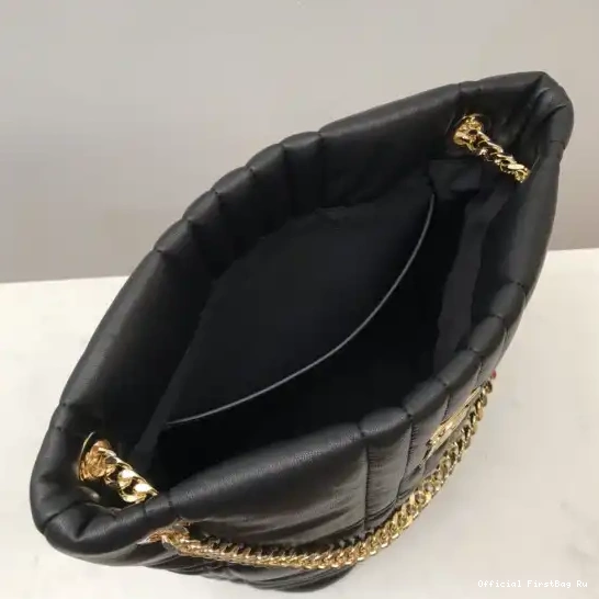 Official FirstBag Ru Lola Bucket Quilted Lambskin Bag Small BURBERRY 0519